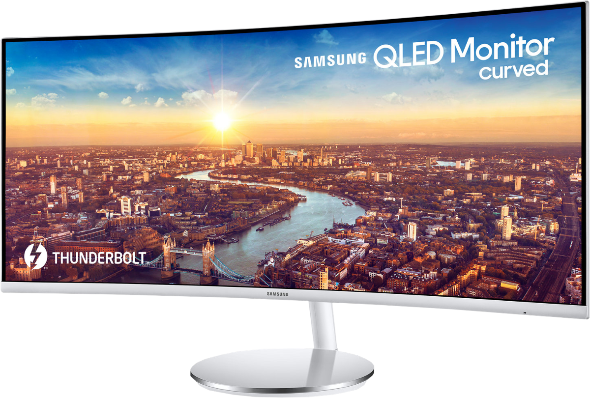 SAMSUNG LC34J791WTUXEN - Monitor, 34 ", UWQHD, 100 Hz, Grau