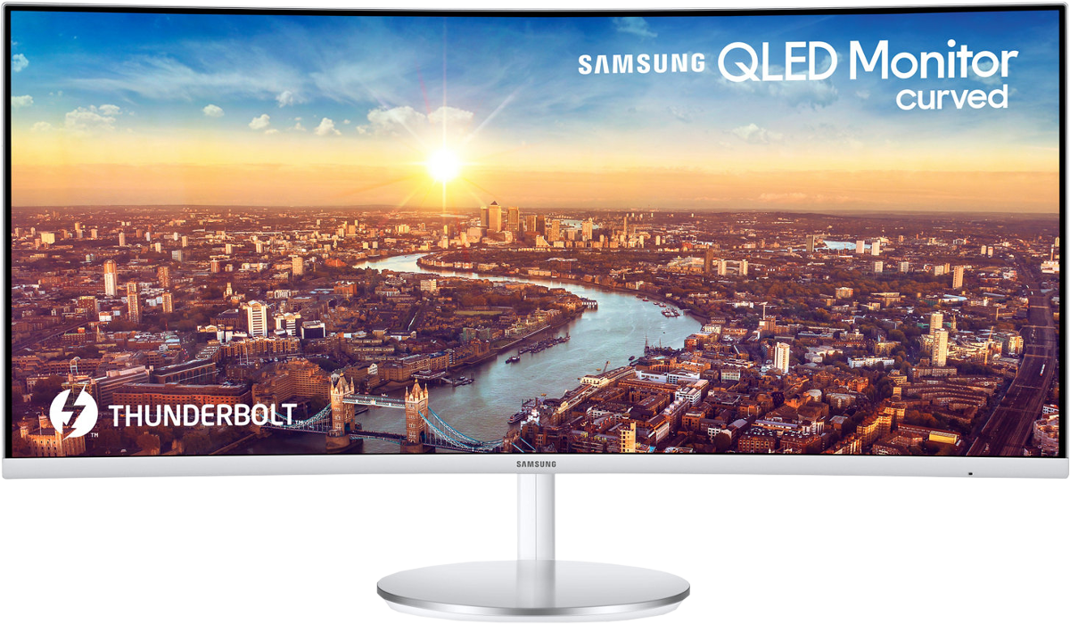 SAMSUNG LC34J791WTUXEN - Monitor, 34 ", UWQHD, 100 Hz, Grau