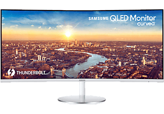 SAMSUNG LC34J791WTUXEN - Monitor, 34 ", UWQHD, 100 Hz, Grau