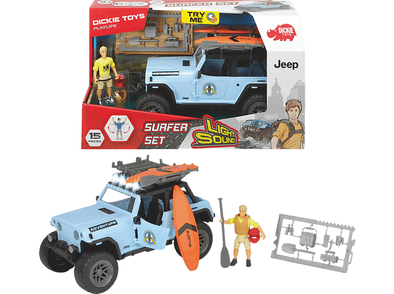 DICKIE-TOYS Surfer Set Spielzeugauto Mehrfarbig | MediaMarkt