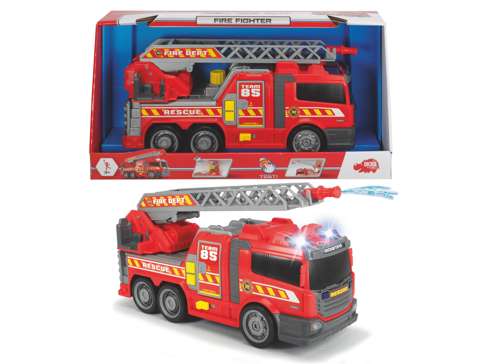 Fire Fighter Mehrfarbig Spielzeugauto DICKIE-TOYS