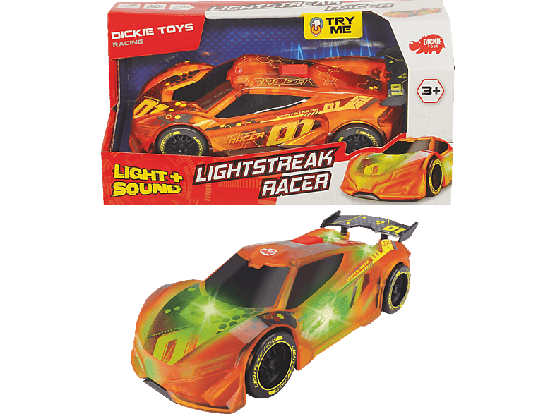 DICKIE-TOYS Lightstreak Spielzeugauto Orange Racer