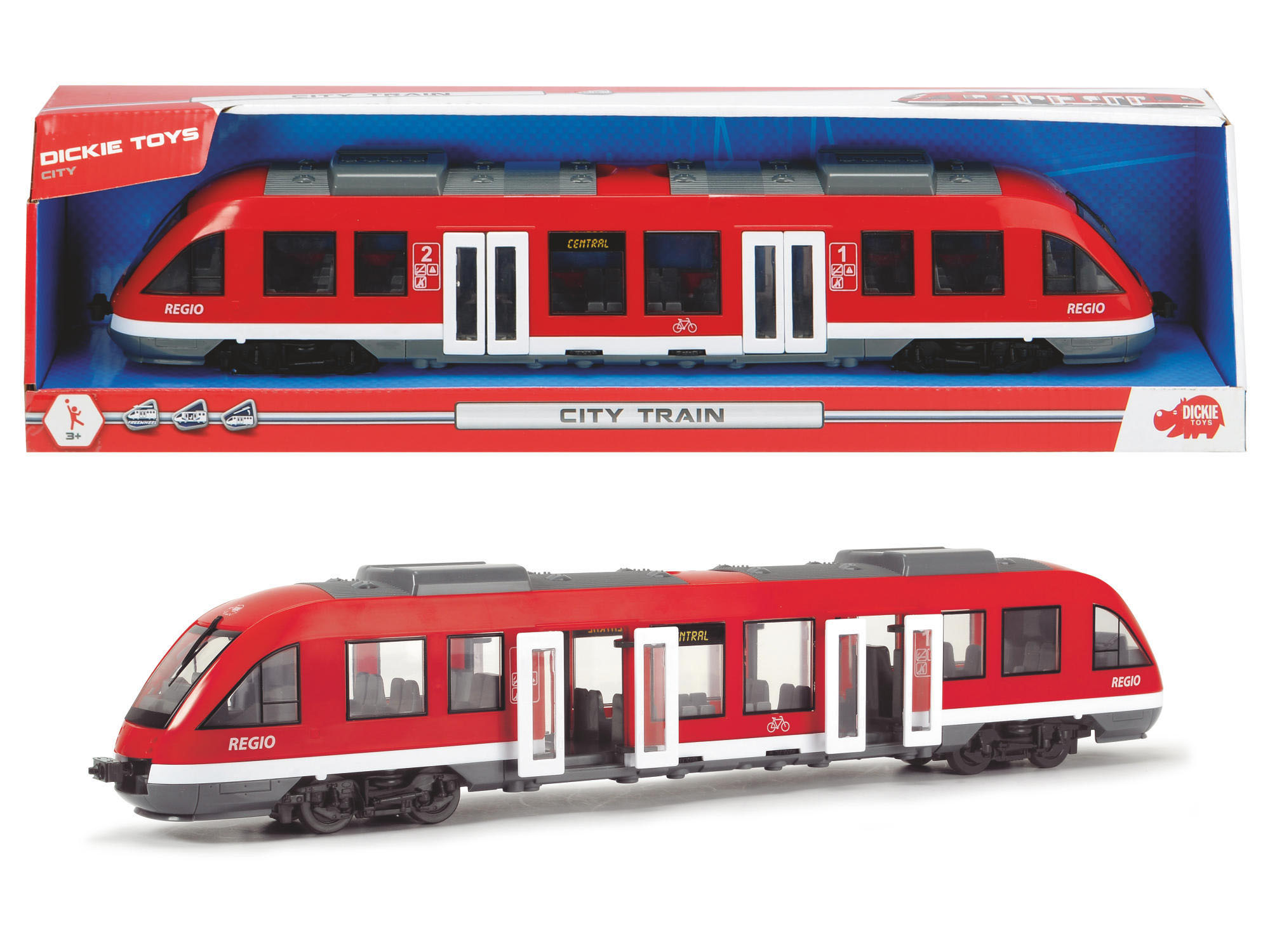 DICKIE-TOYS City Train Spielzeugzug Mehrfarbig