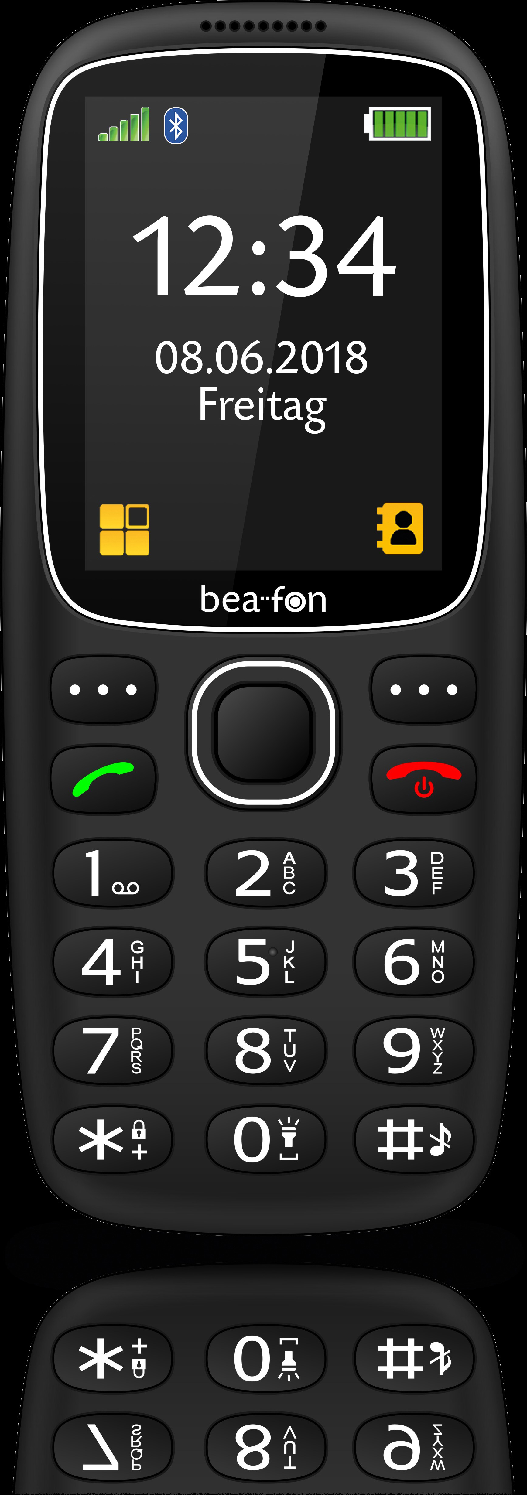 BEAFON SL360 Handy, Schwarz
