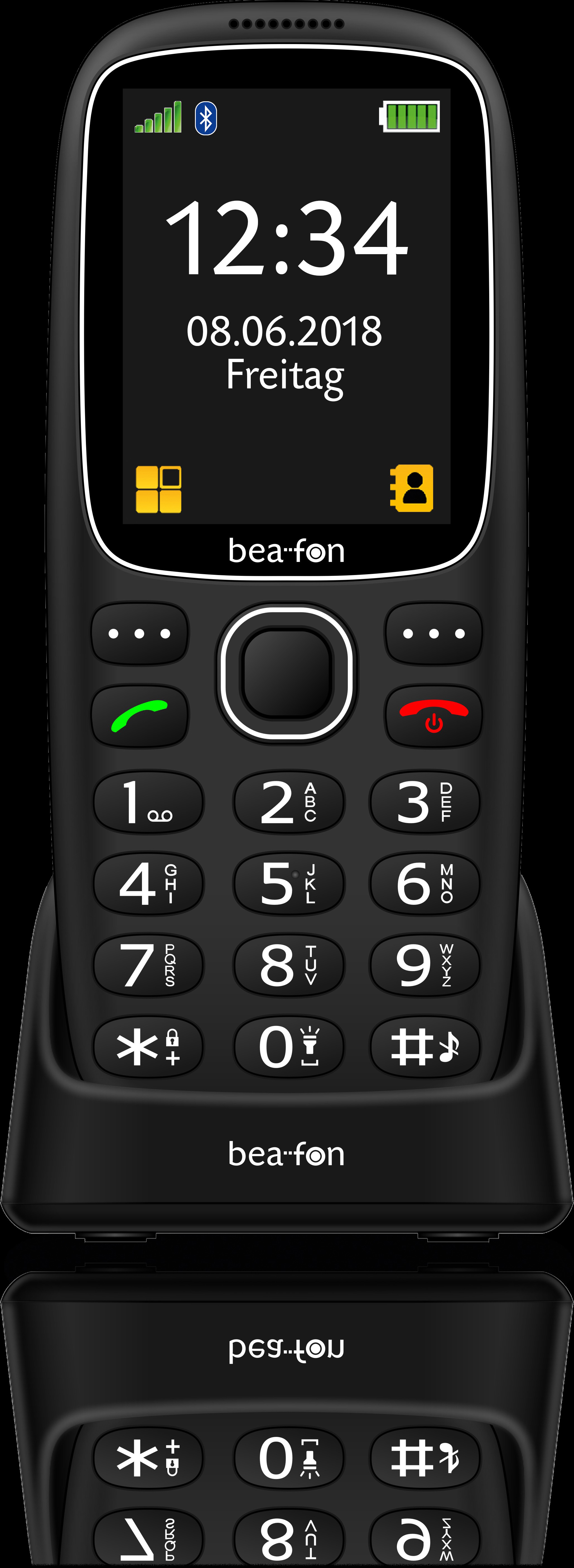 BEAFON SL360 Handy, Schwarz