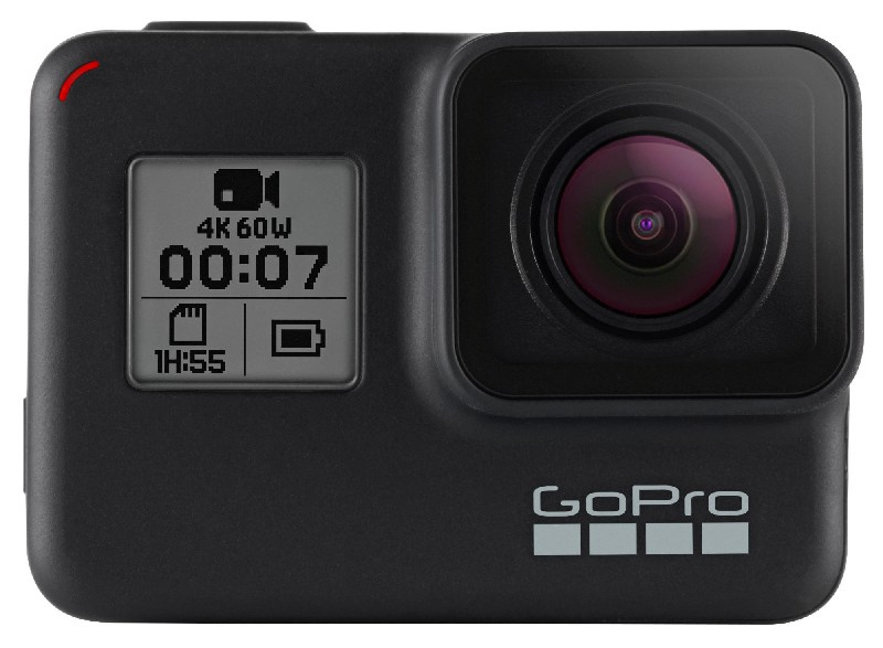 Cámara deportiva - GoPro HERO7 Black, Vídeo 4k60, 12MP, HyperSmooth, Wi-Fi, GPS, Bluetooth, Negro