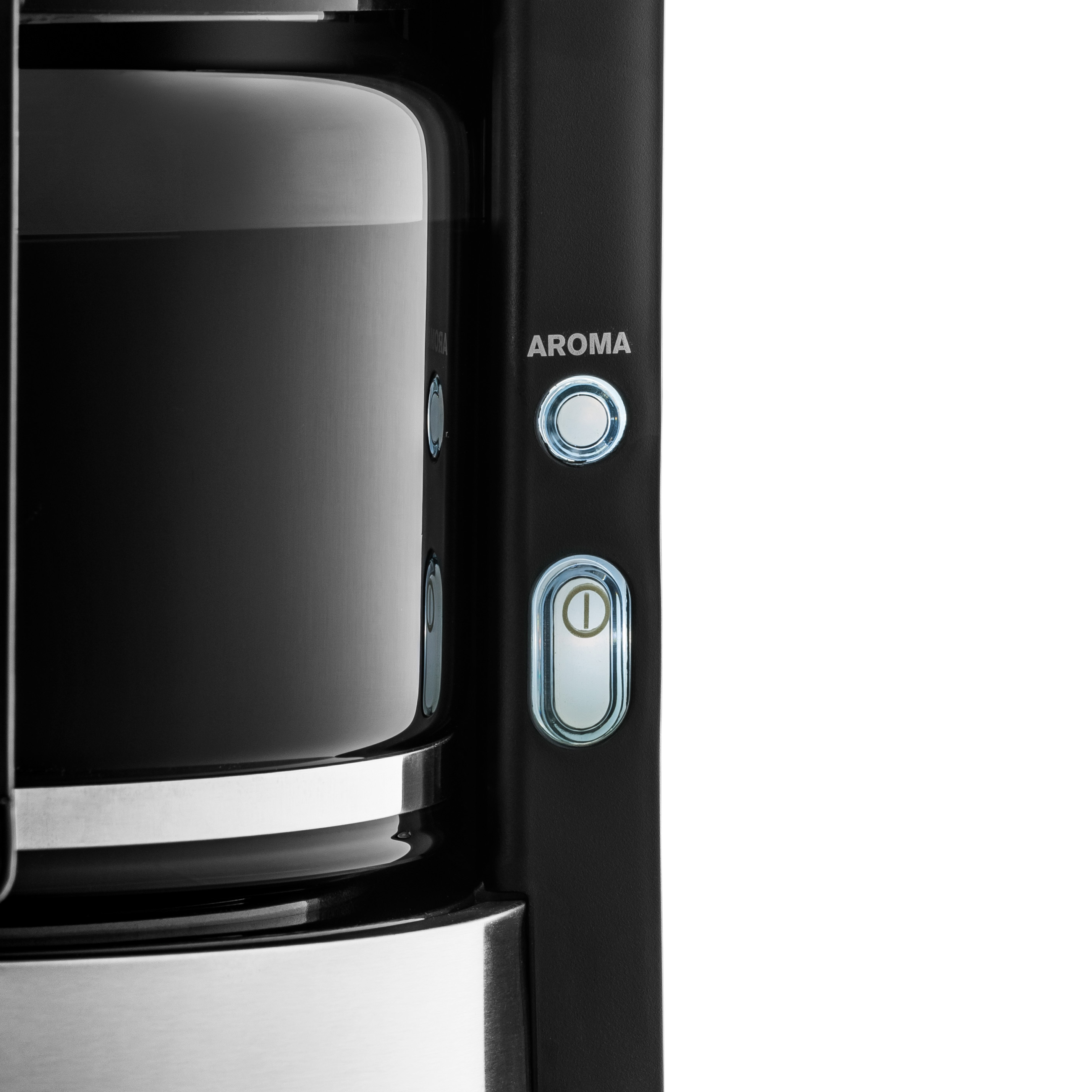 KRUPS KM3210 Pro Aroma Plus und Samba Kaffeemaschine Edelstahl/Schwarz