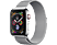 APPLE Watch Series 4 (GPS + Cellular) 40 mm - Montre intelligente (130-200 mm, Milanaise, Bracelet: Argent / Boîtier: Acier inoxydable)