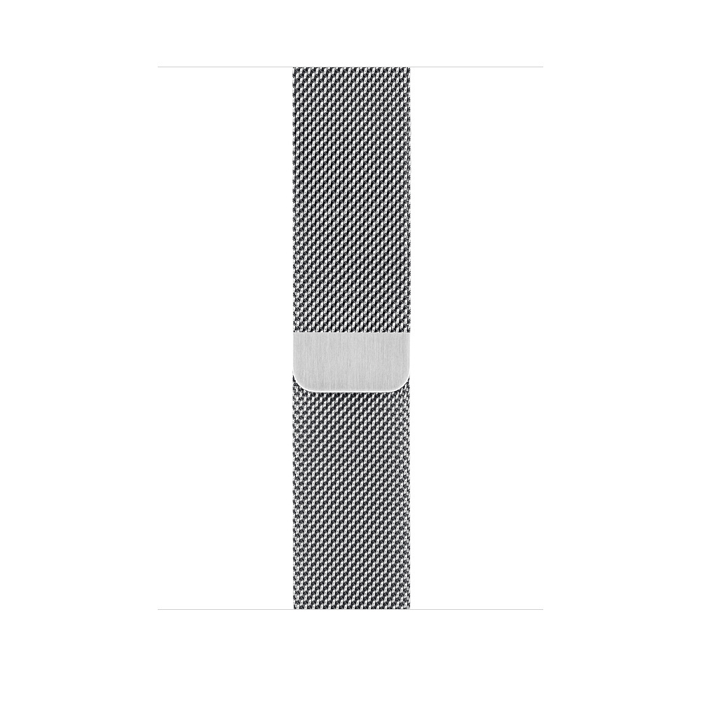 APPLE Watch Series 4 (GPS + Cellular) 44mm Smartwatch Edelstahl Milanaise, 140-210 mm, Armband: Silber, Gehäuse: Silber