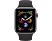 APPLE Watch Series 4 (GPS + Cellular) 40 mm - Montre intelligente (130-200 mm, Plastique, Bracelet: Noir / Boîtier: Gris sidéral)