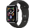 APPLE Watch Series 4 (GPS + Cellular) 44mm - Smartwatch (140-210 mm, Kunststoff, Schwarz)