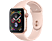 APPLE Watch Series 4 (GPS + Cellular) 44 mm - Montre intelligente (140-210 mm, Plastique, Bracelet: Sable rose / Boîtier: Or)