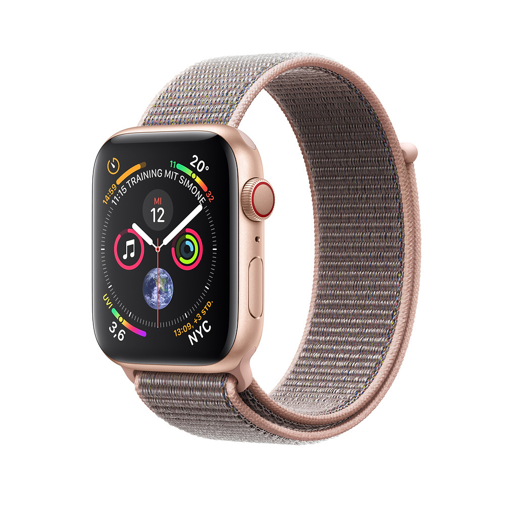 Smartwatch APPLE Watch Series 4 (GPS + Cellular) 44mm Smartwatch 