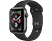 APPLE Watch Series 4 (GPS) 40 mm - Smartwatch (130-200 mm, Plastica, Cinturino: Nero / Cassa: Grigio siderale)