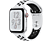 APPLE Watch Nike+ Series 4 (GPS + Cellular) 40 mm - Montre intelligente (130-200 mm, Plastique, Bracelet: Platine/Noir / Boîtier: Argent)