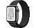 APPLE Watch Nike+ Series 4 (GPS + Cellular) 44 mm - Montre intelligente (140-210 mm, Nylon tissé, Bracelet: Noir / Boîtier: Gris foncé)