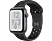 APPLE Watch Series 4 (GPS + Cellular) 44 mm - Smartwatch (145-220 mm, Kunststoff, Armband: Anthrazit/Schwarz / Gehäuse: Dunkelgrau)