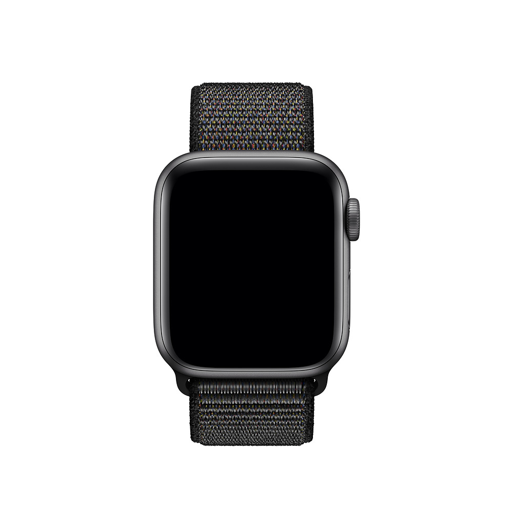 APPLE 40 mm Sport Loop, Ersatzarmband, Schwarz