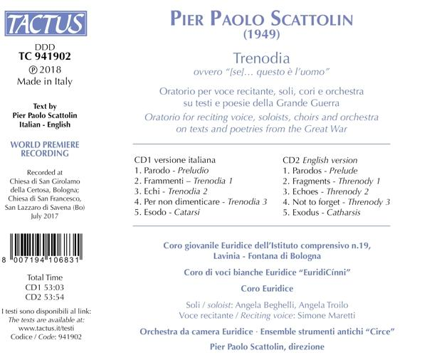 Beghelli/Troilo/Maretti/Scattolin/Circe/+ - Trenodia  - (CD)