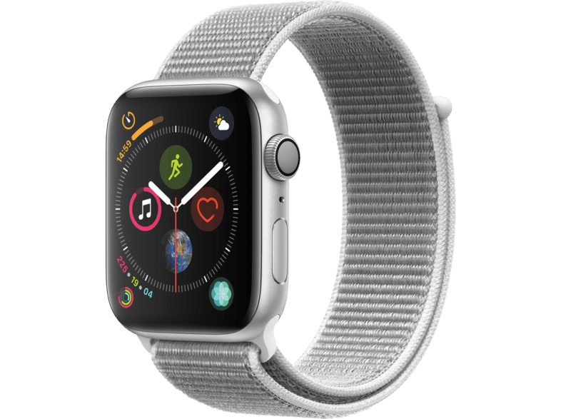 binnenkomst Tegen Promoten APPLE Watch Series 4 44mm zilver aluminium / seashell sportloop kopen? |  MediaMarkt