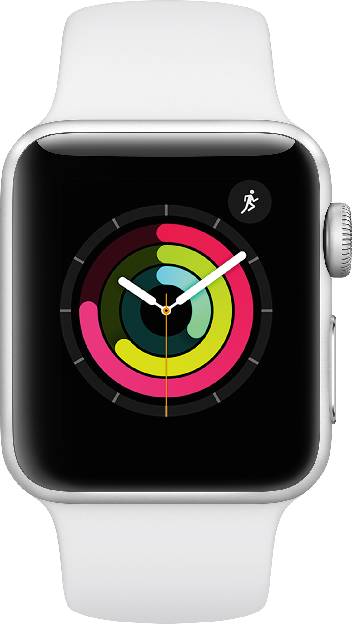 APPLE Watch Series 3 38mm zilver aluminium / wit sportbandje