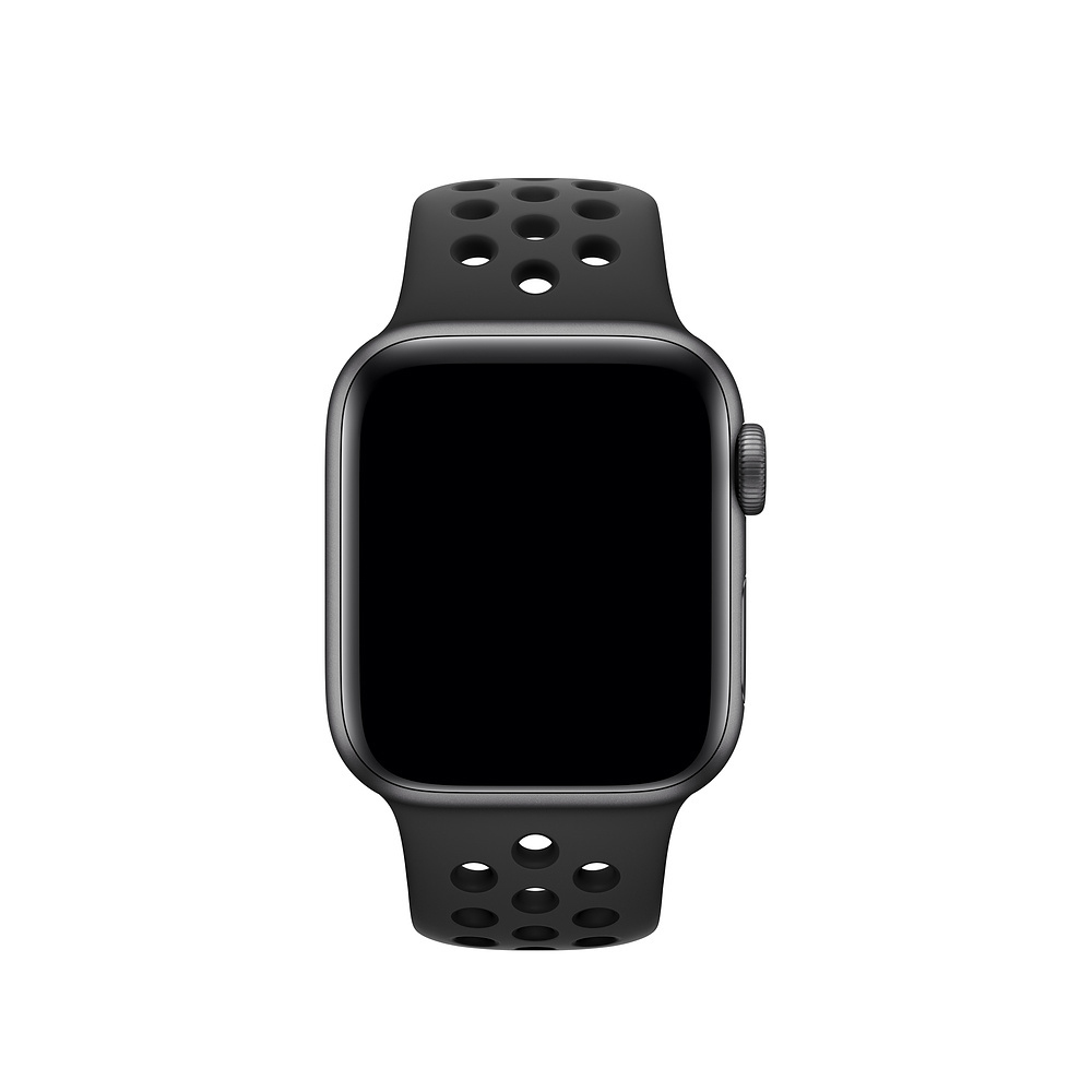 APPLE 40 mm Nike Sportarmband, Ersatzarmband, Anthrazit/Schwarz