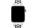 APPLE 44 mm Nike - Ersatzarmband (Pure Platinum/Schwarz)