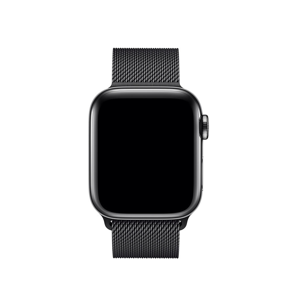 APPLE 40 mm Milanaise Armband, Ersatzarmband, Space Schwarz