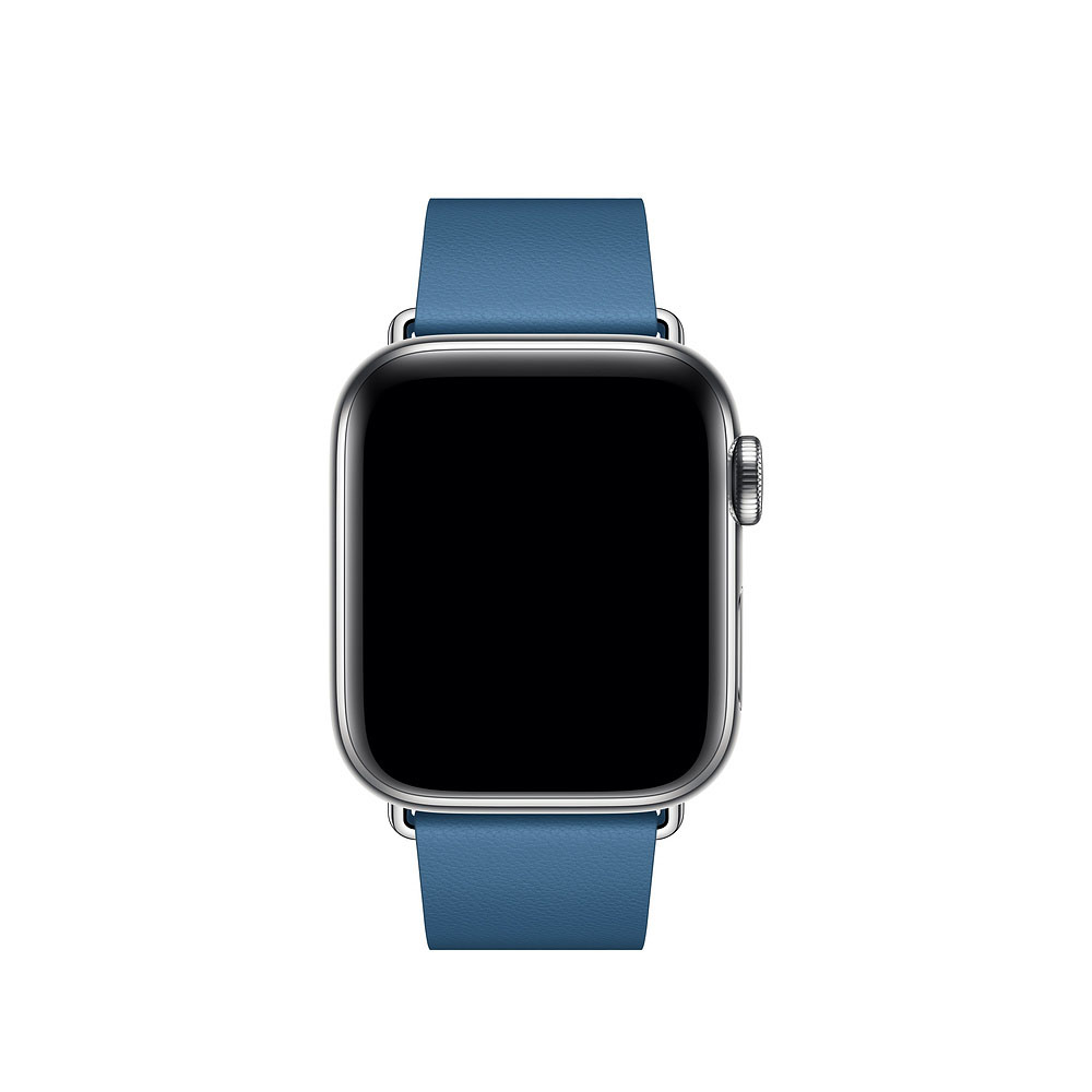 APPLE 40 mm Modernes Lederarmband, Ersatzarmband, Cape Cod Blau