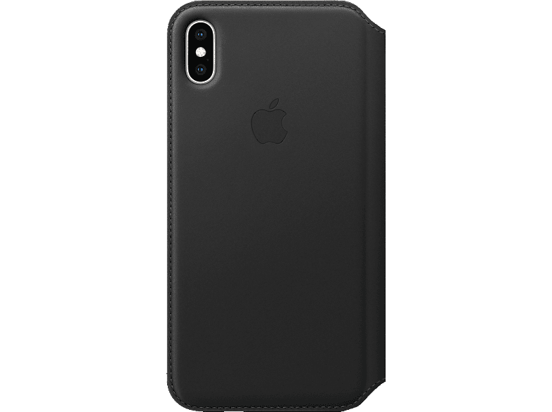 Max Leder Schwarz XS APPLE Folio, XS Apple, Max, Bookcover, iPhone