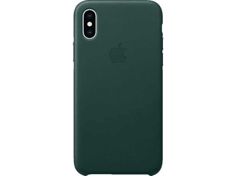 Backcover, XS, XS iPhone APPLE Waldgrün Leder Case, Apple,