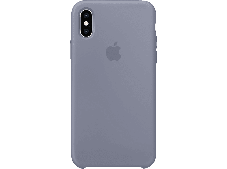 APPLE XS Silikon Case, Apple, Backcover, Lavendelgrau iPhone XS