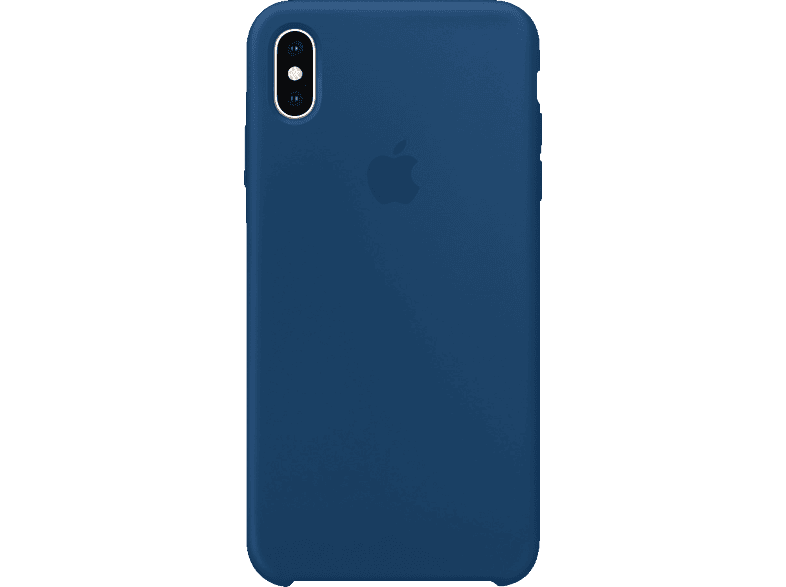 APPLE XS Max Silikon Case, Backcover, Apple, iPhone XS Max, Horizontblau