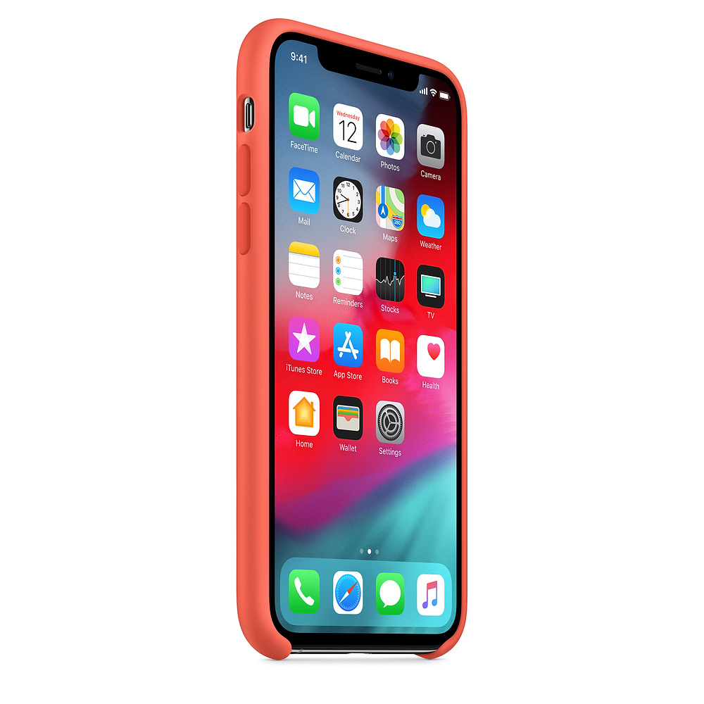 APPLE XS Silikon Case, Backcover, Apple, iPhone XS, Nektarine