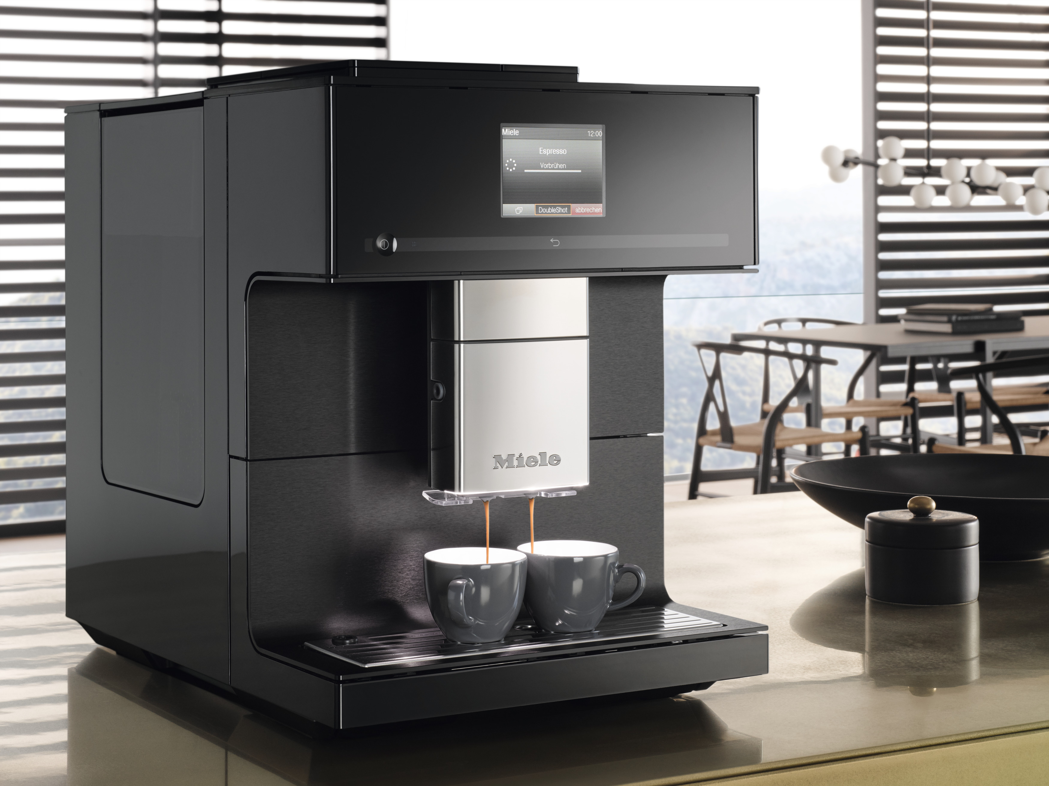 MIELE CM 7750 Kaffeevollautomat Obsidianschwarz