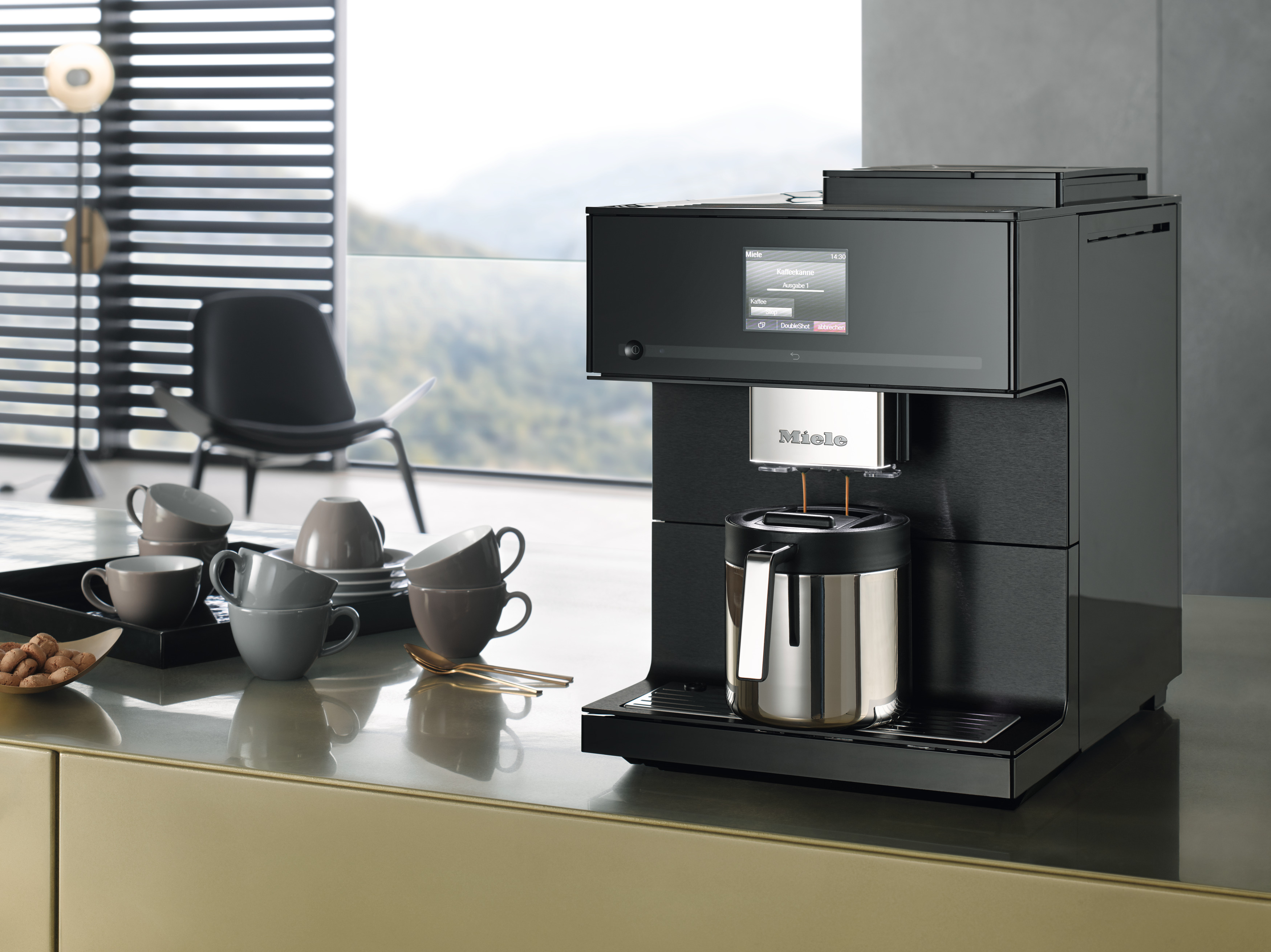MIELE CM 7750 Kaffeevollautomat Obsidianschwarz