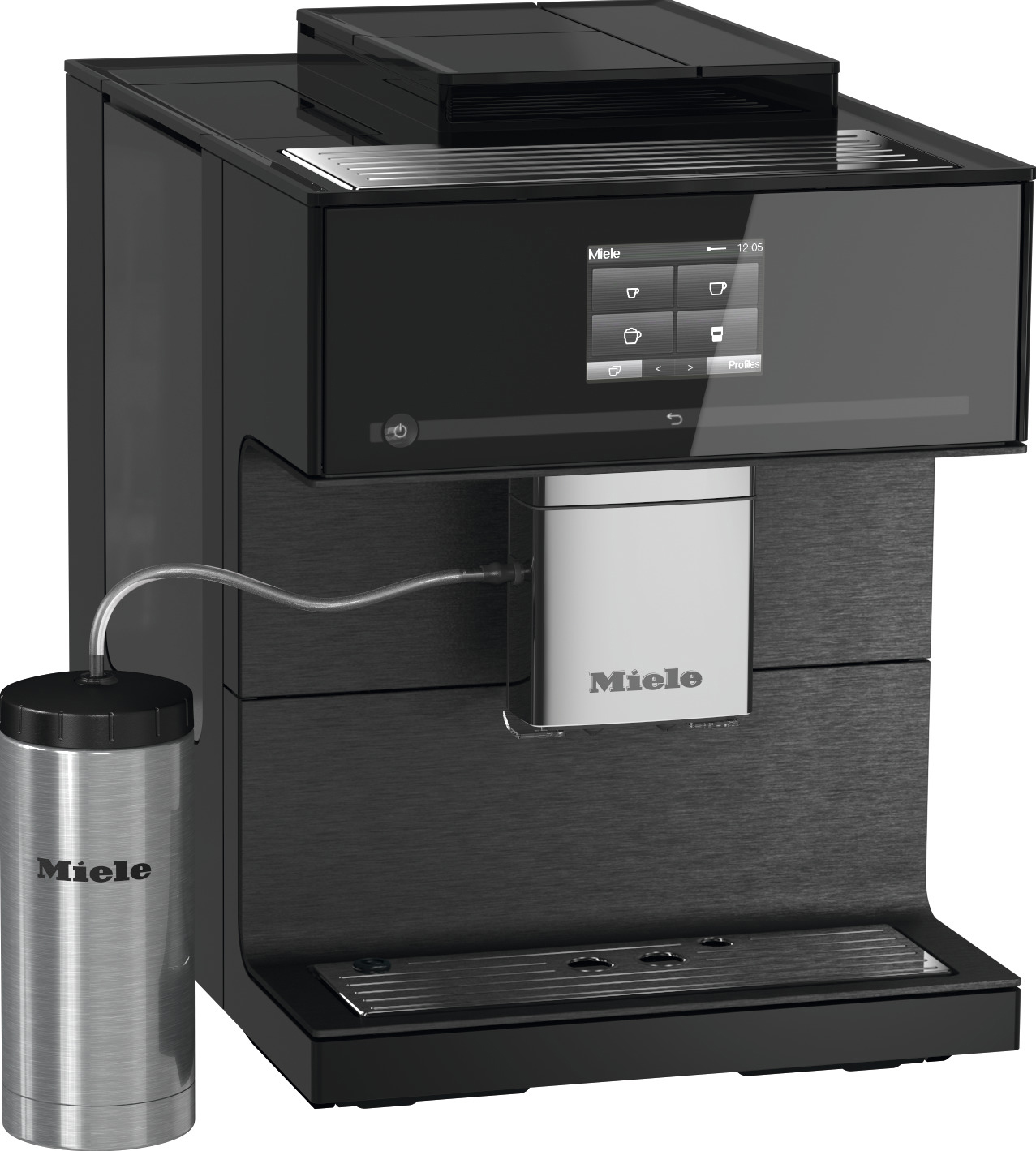 Kaffeevollautomat MIELE CM 7750 Kaffeevollautomat Obsidianschwarz  