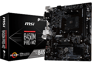 MSI Msı B450M Pro-M2 Am4 Ddr4 3466(Oc) Dvı Vga Hdmı M.2 Usb3.1 Matx