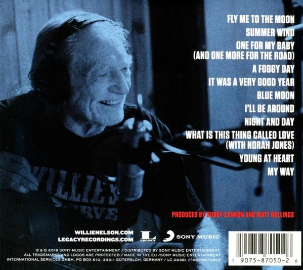 Albumhoes met Willie Nelson. Songtitels vermeld. Geproduceerd door Buddy Cannon en Matt Rollings.