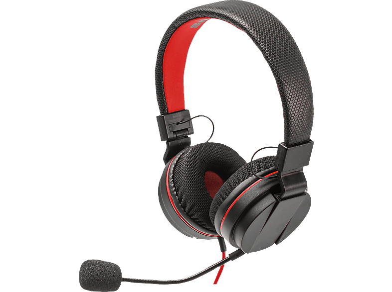 SNAKEBYTE SB913112, On-ear Gaming Headset Schwarz/Rot | Nintendo Switch Headset