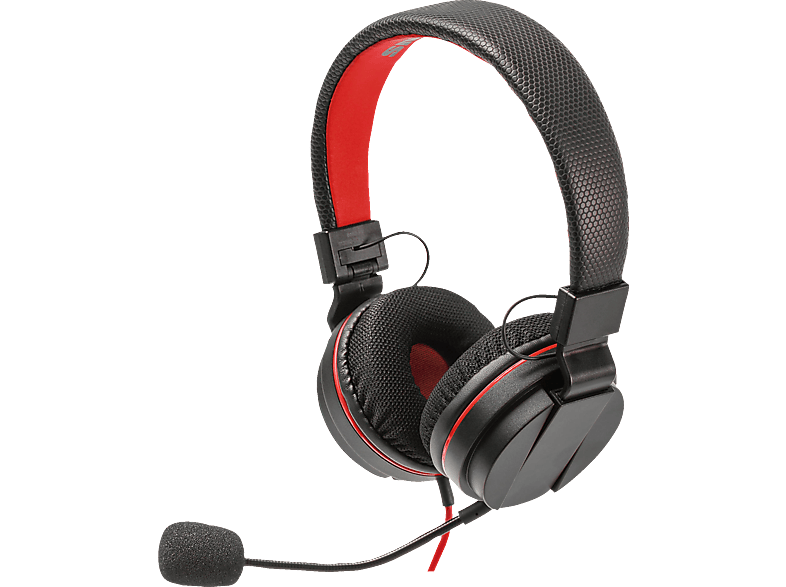 SB913112, SNAKEBYTE On-ear Schwarz/Rot Headset Gaming