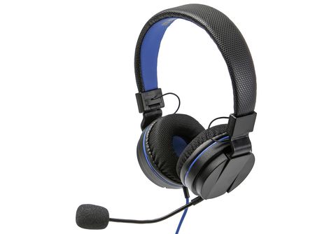 SNAKEBYTE Headset 4 Stereo und Headsets Headset | MediaMarkt On-ear PlayStation 4 Mikrofon abnehmbaren Schwarz/Blau Gaming 