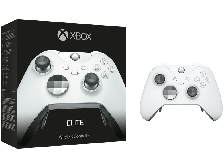 MICROSOFT Xbox Elite Wireless Controller White Controller Weiß für Xbox One