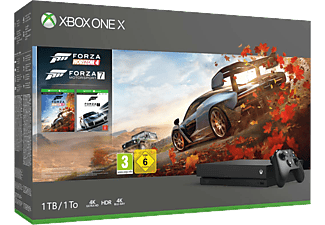 Xbox One X 1TB - Forza Horizon 4 & Forza Motorsport 7 Bundle - Console di gioco - Nero