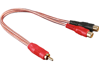 HAMA 43638 RCA Y M/2XF - Adaptateur Cinch (Transparent)