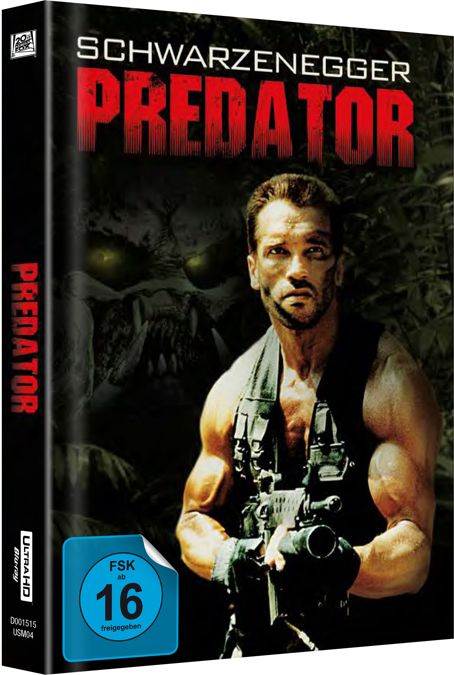 Predator UHD (Media Book) Exklusiv  Cover C 4K Ultra HD Blu-ray + Blu-ray