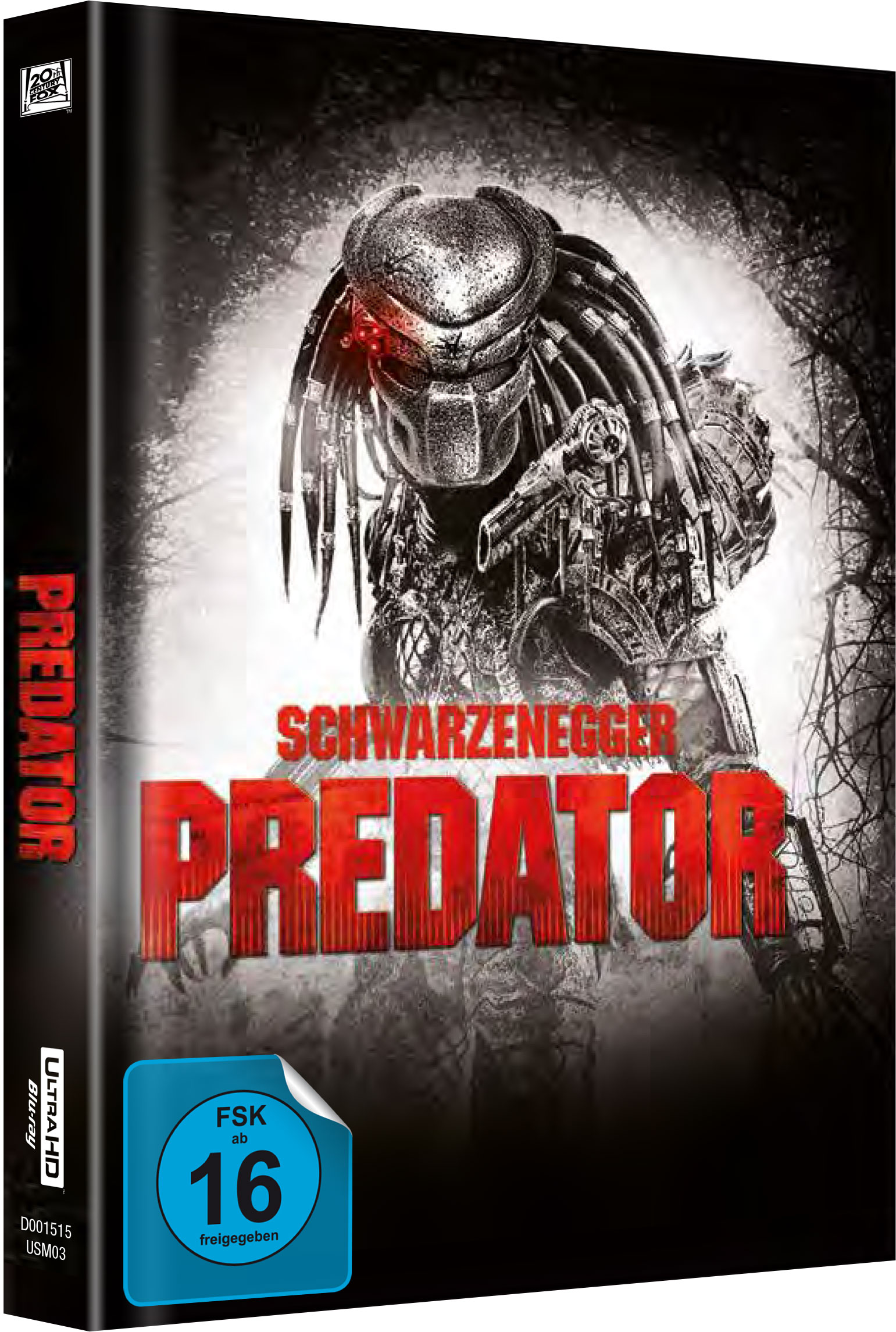 Predator UHD (Media Book) Exklusiv  Cover B 4K Ultra HD Blu-ray + Blu-ray