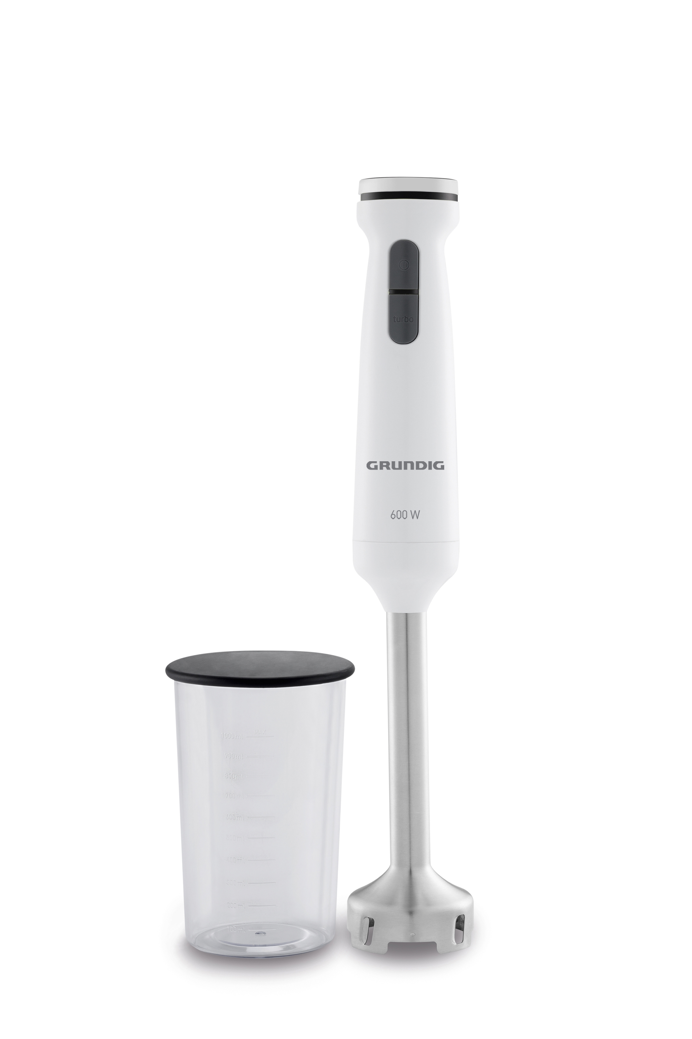 GRUNDIG BL 6840 Newline Stabmixer Weiß/Schwarz (600 Watt, 1 l)