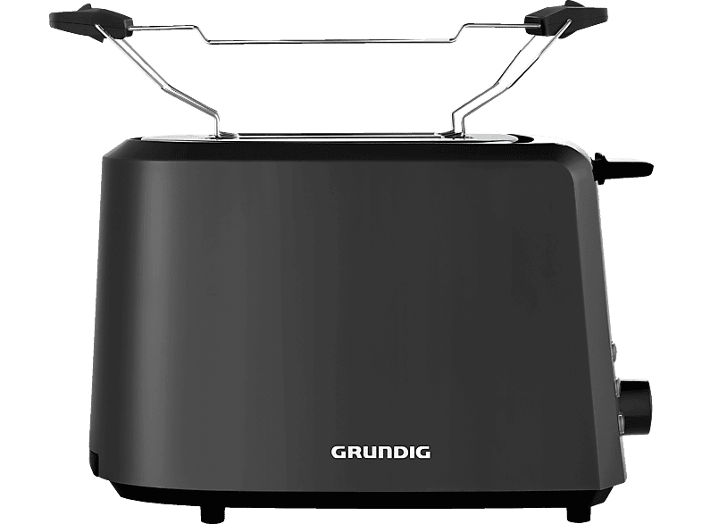 Toaster GRUNDIG Schwarz TA Watt, Toaster Harmony 2) (850 Schwarz | MediaMarkt 4620 Schlitze