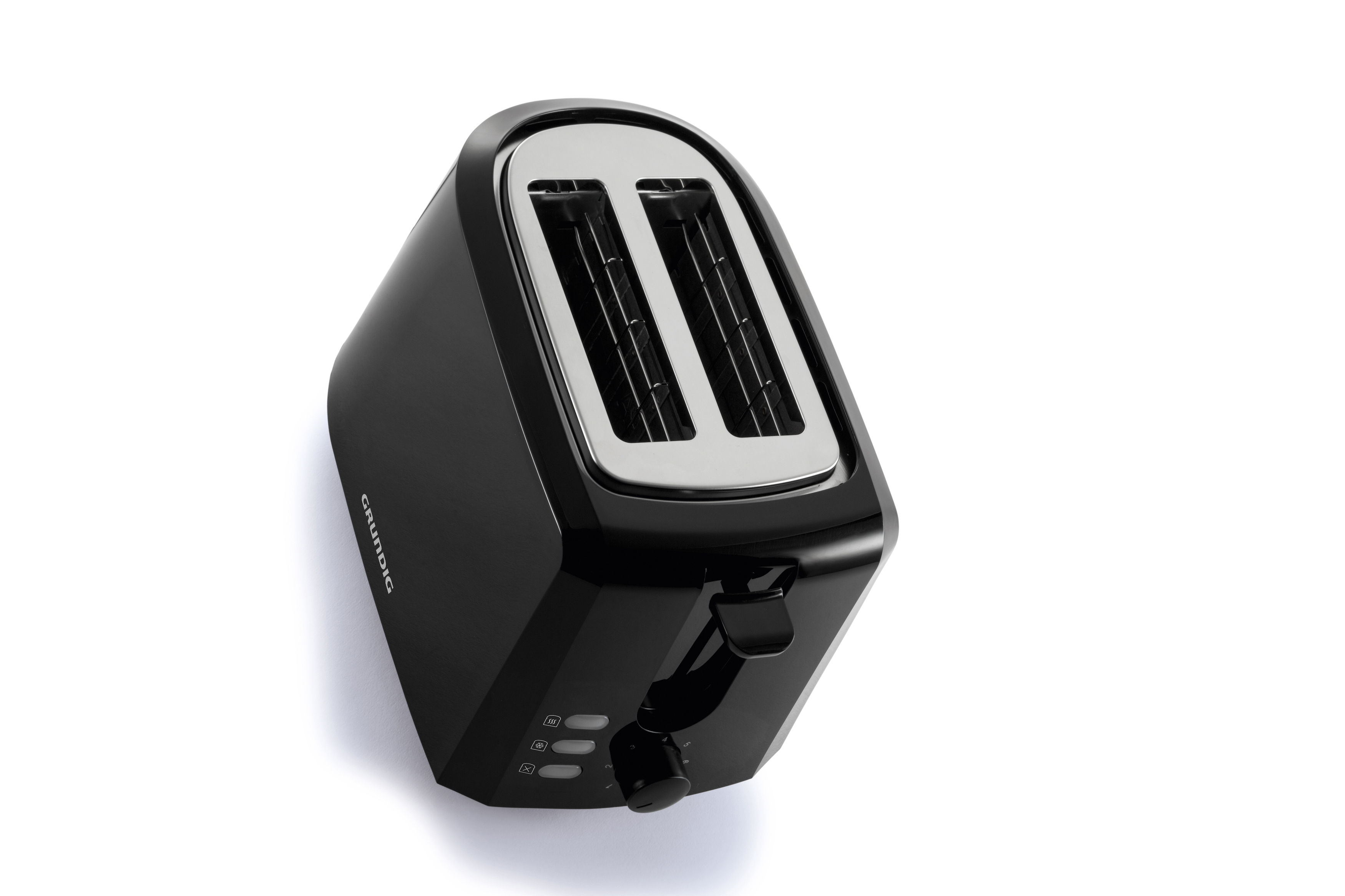 GRUNDIG TA 4620 Harmony Toaster Schwarz (850 Watt, Schlitze: 2)